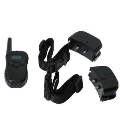 For Two dogs Remote Pet Trainer LCD display Dog Electric Training Collar With Controller , 100 Level