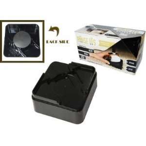 Raise Its - 8 Pack Furniture Risers - Black - For the Bed, Desk, Table or Dresser - Great for Elimin