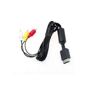 CY-Buity New Audio Composite AV Video RCA Cable Cord For Sony Playstation PS3
