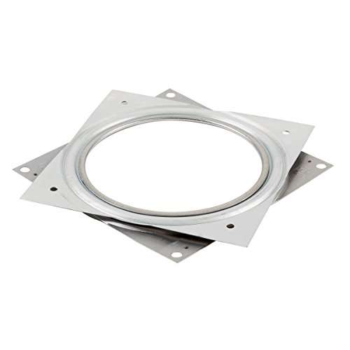 Shepherd Hardware 9548 6-Inch Square Lazy Susan Turntable, 400-lb Load Capacity
