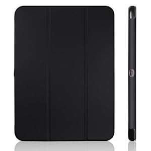JETech Gold Slim-Fit Smart Case Cover for Samsung Galaxy Tab 3 10.1 (10 Inch) Tablet PC w (Black)