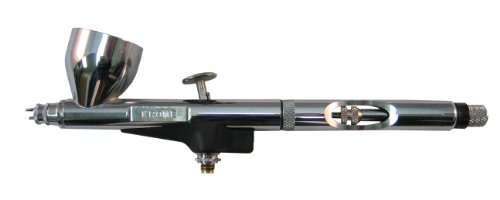 Badger Air-Brush Company RK-1 Krome Airbrush 2-in-1 Ultra Fine Airbrush with Additional Fine Tip, Sp