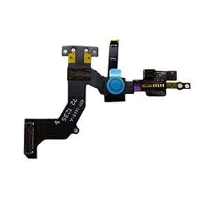 Front Camera Lens Replacement Proximity Sensor Flex Mic for iPhone 5