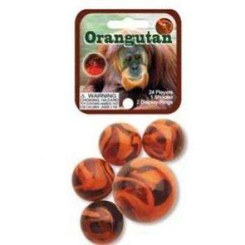 Orangutan Marble Set  (24 Player Marbles & 1 Shooter)