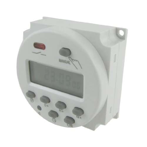 Amico DC 12V Digital LCD Power Programmable Timer Time Switch Relay 16A Amps