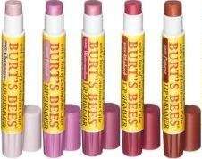 Burt's Bees Beeswax Shimmer Lip Balm in 5 Assorted Shades