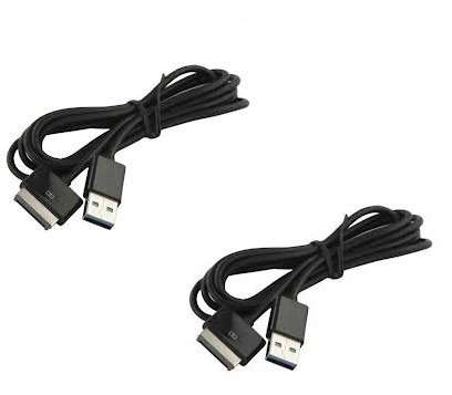 Pack of 2 Extra Long 10 Ft Cord Charging Data Sync Cable 3.0 USB to 40 Pin for Asus Eee Pad Transfor