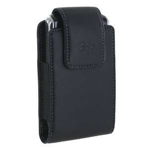 Vertical Leather Pouch Case OEM for Blackberry Tour 9530 (Black)