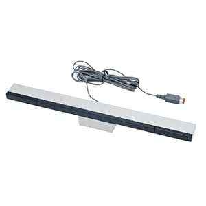 Assecure replacement silver wired infrared LED sensor bar for Nintendo Wii & Wii U, i
