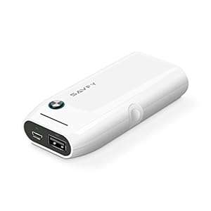 SAVFY 5200mAh Power Bank - Ultra Slim Single USB Portable Power Bank External Battery Charger for iP
