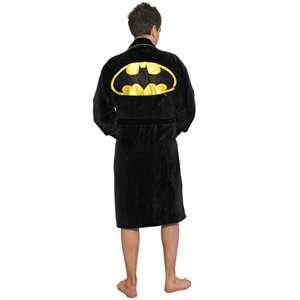 Batman Fleece Bath Robe Dressing Gown