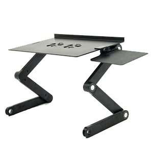 iCraze Adjustable Vented Laptop Table Laptop Computer Desk Portable Bed Tray Book Stand Multifuction
