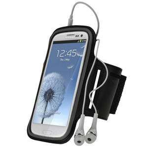 Samsung Galaxy s3 s4 Running Jogging exercise Gym Armband Unisex (Black)