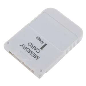 YKS White 1 MB 1MB Memory Card Stick For Playstation 1 One PS1 PSX Game