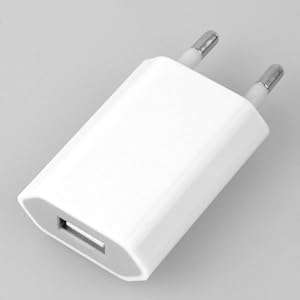White Two-Pin EU AC Wall Power USB Charger Adapter For Kindle Apple iPhone 3G/iPhone 3Gs/iPhone4G/ i