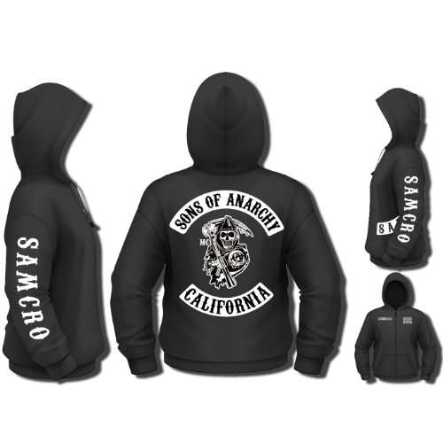 Sons Of Anarchy Zip Style Hoodie (S - 2Xl)