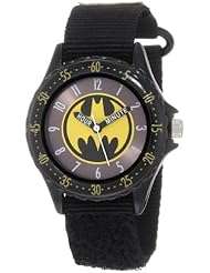 Batman Boys' BAT5038 Black "Time Teacher" Batman Watch