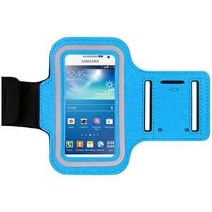 Blue Sports Armbands Running Bike Cycling Gym Jogging Ridding Arm Band Case Cover for Samsung G