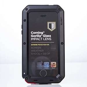 Waterproof Shockproof Aluminum Gorilla Metal Cover Case for iPhone 5S 5 4 4S with Fingerprint Access