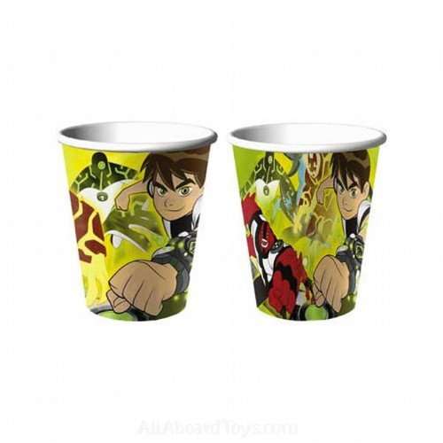 Ben 10 - Party Supplies - 9 oz. Paper Cups (8 pcs/pack)