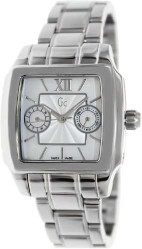 Guess Women's I43000L1 Silver Stainless-Steel Quartz Watch with Mother-Of-Pearl Dial