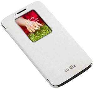 LG Quick Windows Case for LG Optimus G2 White