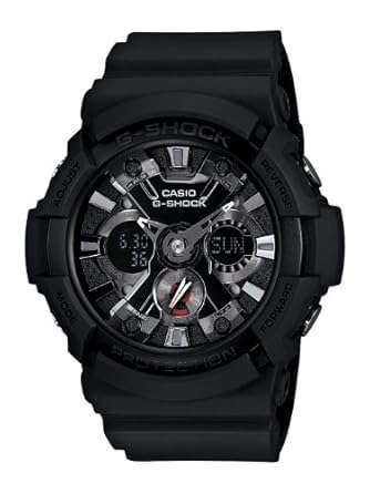 Casio Men's GA201-1 G-Shock Shock Resistant Black Resin Analog Sport Watch