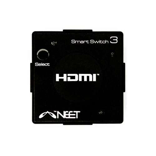 Neet© - 3 Port HDMI AUTO SWITCH 3x1 Mini Hub Box (3 way input 1 output) 1080p Full HD v1.3b HDMI Swi