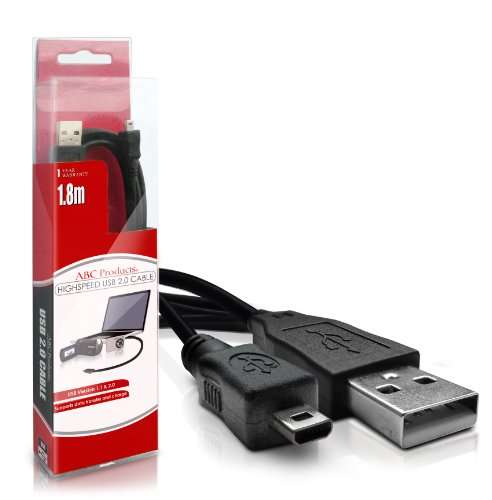 ABC Products Replacement Nikon UC-E6 / UC-E16 / UC-E17 USB Cable Cord Lead (For Image Transfer / Bat