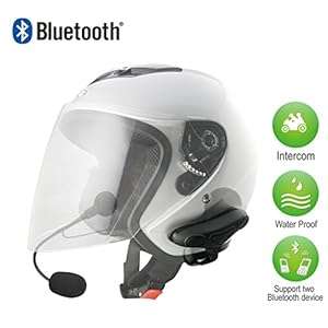 Avantree HM100P motorcycle helmet bluetooth speakers motorcycle intercom helmet kit support GPS