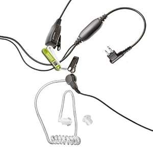 Covert Earpiece for Motorola Radio (2 Pin) Pentagon-Headsets