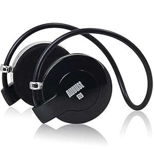 August EP615 - Bluetooth NFC Sports Earphones for Runnning- Wireless Bluetooth V4.0 Heads (Black)