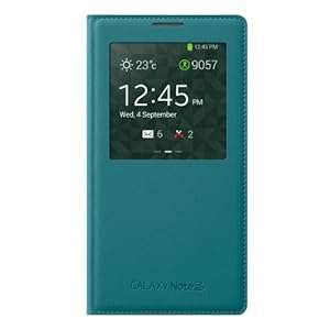 Samsung S View Premium Case Cover for Samsung Galaxy Note 3 - Blue Lime