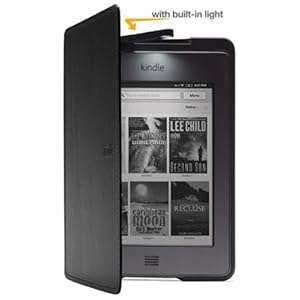 Kindle Touch Lighted Leather Cover, Black