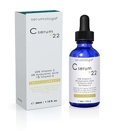 Vitamin C serum 22 by serumtologie Anti Aging Moisturizer - 1.15 oz