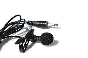 Ultra Sensitive Omni-directional Condenser 3.5mm Tie Clip on Mic Lapel Lavalier Condenser Micro