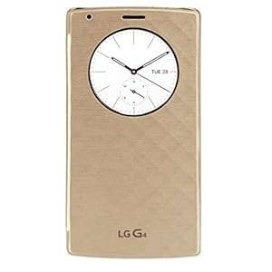 Official LG Quick Circle Case NFC Qi Wireless Charging Flip Case Battery Back Cover CFR-1 (Gold)