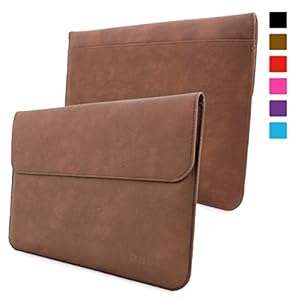 Snugg Surface Pro 3 Case - Leather Sleeve with Lifetime Guarantee (Brown) for Microsoft S (Brown)