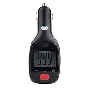 VicTsing Wireless In-Car Bluetooth FM Transmitter with Charging Hands-Free Calling for iPhone 6