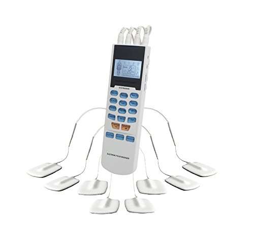 Lifetime Warranty FDA cleared OTC HealthmateForever YK15AB TENS unit with 4 outputs, apply 8 pads at