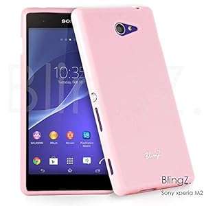 TheBlingZ. New TPU Gel Jelly Rubber Silicone Slim Skin Phone Case Cover For Sony Xperia M2 - Pi