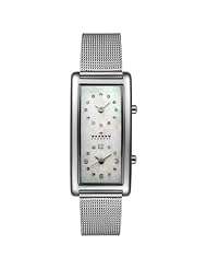 Skagen Women's 20SSSMP Steel Collection Dual Time Zone Stainless Steel Watch