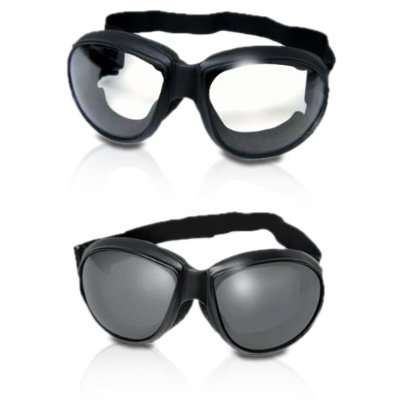 Red Baron Motorcycle/aviator Goggles Day Night