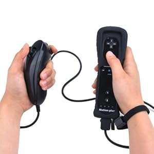Black Remote And Nunchuck Control Controller For Wii
