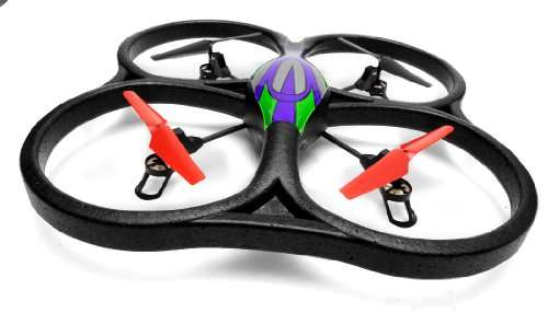 WL Toys V262 Cyclone UFO 4 Channel 6 Axis Gyro Quadcopter 2.4Ghz Ready to Fly (Green)