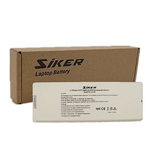 SIKER Replacement Apple Macbook Li-ion Battery for A1185 Macbook 13" Series Ma254b/a Mb062x/a