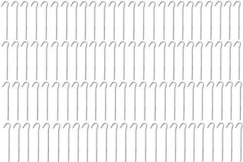 100 METAl TENT PEGS IDEAl FOR CAMPING, POND NETTING NEW
