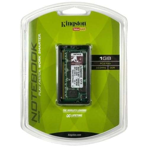 BARGAIN !!! Kingston 1GB DDR Non-ECC CL2.5 SODIMM LAPTOP RAM