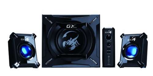 Genius SW-G2.1 2000 - 45 Watts RMS - 2.1 True Beast Power Gaming Speaker System with Earth Pounding