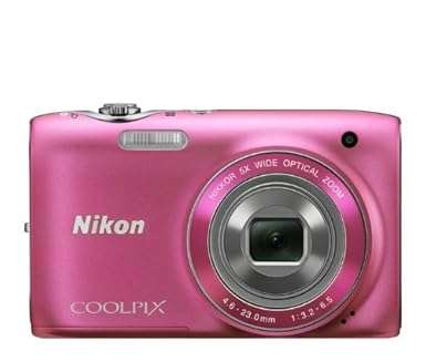 Nikon Coolpix S3100 Pink + Free 4GB Card + Free Bag - 14MP - 5x Wide Zoom - (New) Local Stock
